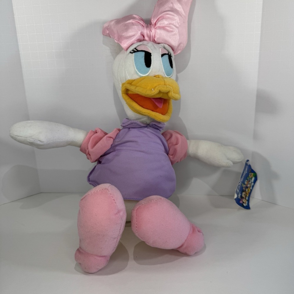 Disney Daisy duck‎ 16" plush stuffed animal toy factory